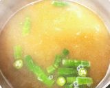 夏野菜★ おくらのお味噌汁作り方6写真