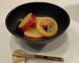 さつまいものはちみつレモン煮作り方8写真