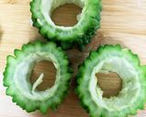 鶏ひき肉でいろいろ野菜肉詰め作り方4写真