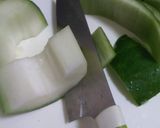 冬瓜の冷やしゴマ酢味噌和え作り方1写真