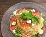 冷製パスタ♡バジルとモッツのトマトソース作り方9写真