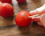 ミニトマトとパイナップルの蜂蜜きび酢漬け作り方1写真