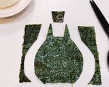 簡単 トトロおにぎり作り方4写真