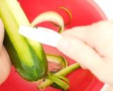 低カロリー♡ズッキーニで魔法のパスタ作り方1写真
