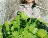 リカちゃん♡小松菜ですよ。じゃこ和え作り方5写真