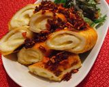 ロールチーズ食べるラー油焼き作り方6写真