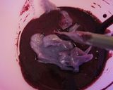 チョコとブルーベリーのムースケーキ作り方24写真