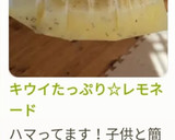 キウイたっぷり☆レモネード作り方20写真