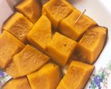 南瓜の煮物　レンジで作り方4写真