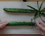 めいちゃんに送る★きゅうりの塩昆布茶漬け作り方1写真