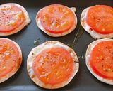 餃子の皮deフレッシュトマトのピザ作り方4写真