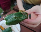 ピーマンの2番目に美味しい食べ方。丸焼き作り方2写真