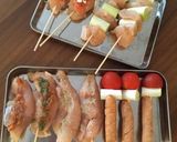 魚焼きグリルで焼き鳥　焼き方作り方1写真