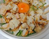 ベビーホタテ お好み焼き作り方9写真