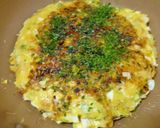ベビーホタテ お好み焼き作り方14写真
