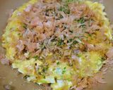 ベビーホタテ お好み焼き作り方15写真