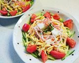 冷やし中華(シーフードバージョン)作り方7写真