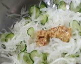 「大根とホタテのサラダ」キュウリも入れて作り方5写真