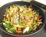 鯖缶としらたきの彩り炒め煮作り方7写真