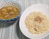 ☆ネギ塩豚つけ麺☆お店の味を 袋麺で実現作り方7写真
