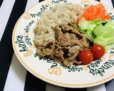 味付お肉を使用 炊き込みご飯と簡単おかず作り方3写真