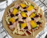 とろーりチーズのオートミールピザ作り方8写真