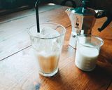 おうちカフェ★麹甘酒ラテ作り方2写真