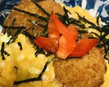 コロッケ&トロトロ半熟玉子丼作り方3写真