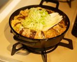 簡単！ナスと豚肉のミルフィーユ卵とじ作り方18写真