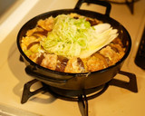 簡単！ナスと豚肉のミルフィーユ卵とじ作り方18写真