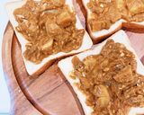 残り物のカレーでツナチーズカレートースト作り方4写真