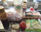 もやしと豚バラの彩りサラダ!(^^)!作り方1写真