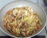 定番!ピリ辛醤油の野菜炒め!(^^)!作り方2写真