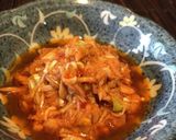 シーチキンと豆板醤でうどんの友作り方2写真