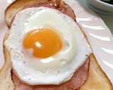 醤油で簡単!和風ハムエッグトースト作り方4写真