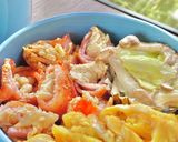 タロの弁当13 ぶた南蛮とジャコ飯^_^作り方3写真