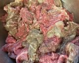 変色した牛肉の美味しい救済法！カレー炒め作り方1写真