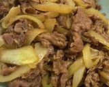 変色した牛肉の美味しい救済法！カレー炒め作り方6写真