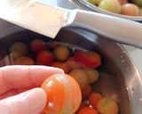 ミニトマトのレモンシロップ煮作り方1写真