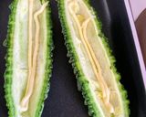 ゴーヤと焼き鳥缶作り方1写真