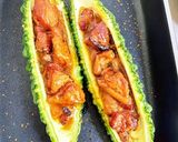ゴーヤと焼き鳥缶作り方2写真