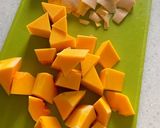 バターナッツかぼちゃでチキンシチュー作り方2写真