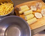 炊飯器でコーンガーリックライス作り方2写真