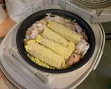 炊飯器でコーンガーリックライス作り方5写真