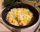 炊飯器でコーンガーリックライス作り方8写真