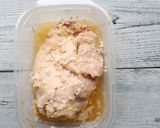 超ヘルシーレンジ蒸し鶏とキュウリの和え物作り方2写真
