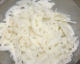 れんこんのきんぴら作り方1写真