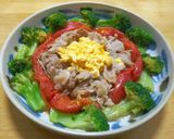 簡単◎トマトとブロッコリーに卵の炒め物作り方5写真