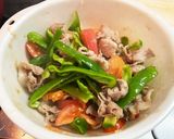 パリパリピーマン肉トマト和え作り方3写真