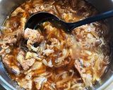 牛すじ肉でとろとろ牛丼(圧力鍋使用)作り方9写真